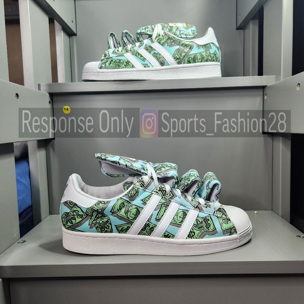Adidas jeremy scott x super Star 'Money'  HP6596 Size 9 men- 10 Women's